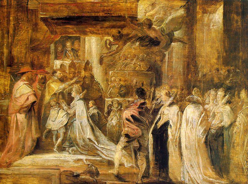 Peter Paul Rubens The Coronation of Marie de Medici Norge oil painting art
